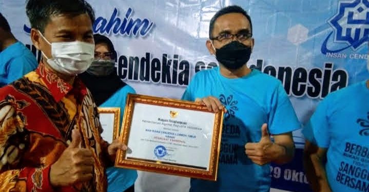 MAN IC Lotim Terima Penghargaan dari Menteri Agama