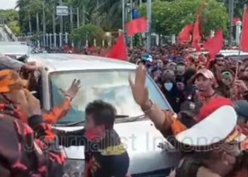 Detik-detik Perwira Polisi Dikeroyok Massa Pemuda Pancasila di DPR