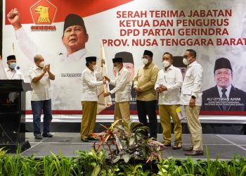 Peralihan Kepemimpinan tanpa Riak, Pathul Bahri Resmi Pimpin Gerindra NTB