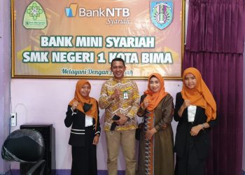 Bank NTB Syariah Mendukung Diresmikannya Bank Mini Syariah SMKN I Kota Bima