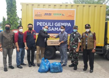 JMSI Gandeng Artha Graha Peduli Bantu Korban Gempa Pasaman&nbsp;