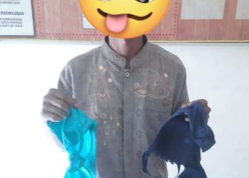 Aksi Pria di Lombok Timur Curi Kutang Berakhir di Kantor Polisi