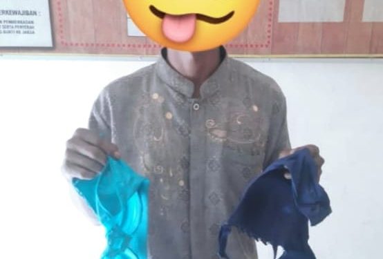 Aksi Pria di Lombok Timur Curi Kutang Berakhir di Kantor Polisi