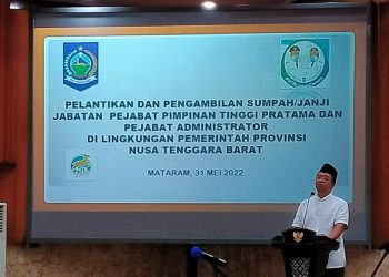 Bang Zul Mutasi 12 Pejabat Pemprov NTB , Berikut Daftarnya