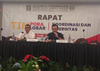 Kemenkumham Gelar Rakor Pengawasan Orang Asing di Lombok Barat
