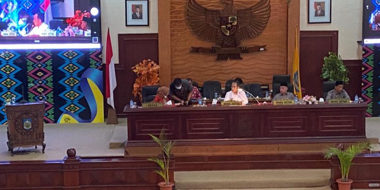 DPRD NTB Gelar Rapat Paripurna Tentang Pertanggungjawaban Pelaksanaan APBD Tahun Anggaran 2021