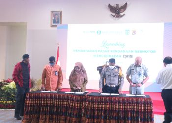 Luncurkan QRIS,Bayar Pajak Kendaraan di NTB Kini bisa Nontunai dan Tak Perlu Antre