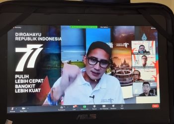 Jadi Keynote Speaker Rembug Kebangsaan Pariwisata Nasional 2022, Sandiaga Uno Kenalkan 3G