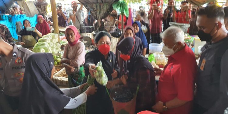 Jadi Bintang di Pasar Kebon Roek Mataram, Pedagang Teriaki Puan Maharani Presiden