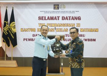 Siap Menuju WBK, Imigrasi Mataram Lakukan Studi Tiru ke Surabaya 