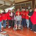 Pensiunan Abdi Negara Terkena Stroke, Rachmat Hidayat Hadir Beri Bantuan Kursi Roda Elektrik Warna Merah