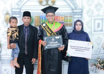 Jamaludin Wisudawan Terbaik Pascasarjana UIN Mataram Juga Pembicara di Forum Internasional&nbsp;