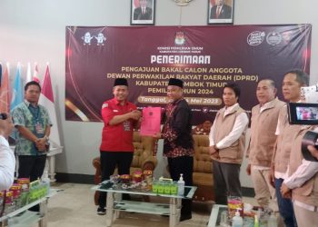DPC PDIP Lotim Resmi Daftarkan Bacaleg ke KPU, Syukro: Kader Kami Solid dan Siap Ulangi Sejarah