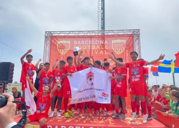 Tumbangkan Tim-Tim Tangguh dari Benua Biru, ISA Lombok FC Sabet Juara Barcelona Football Festival 2023