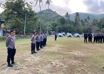 Pastikan Pengamanan HLTF-EI Berjalan Baik, Karoops Polda NTB Cek Personel di Lokasi 