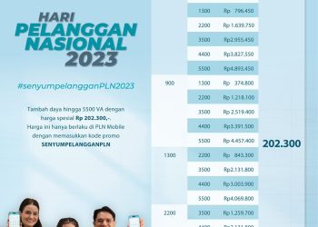 Spesial Hari Pelanggan Nasional, PLN Beri Diskon Tambah Daya Hanya Rp202.300