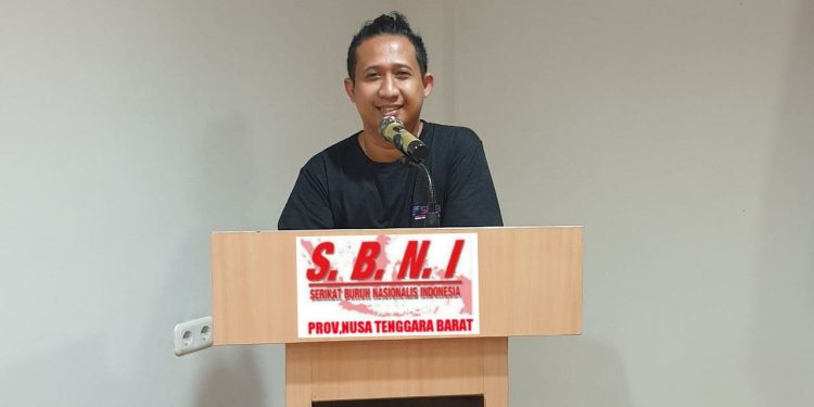 Ketua SBNI NTB Berkomitmen Memperjuangkan Hak Wartawan Mendapatkan Perlindungan  BPJS Kesehatan dan BPJS Ketenagakerjaan