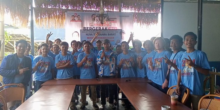 Bergerak 1912 NTB Deklarasi Siap All Out Dukung Paslon Prabowo Gibran