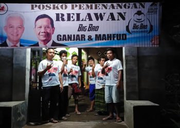 Puluhan Posko Pemenangan Ganjar-Mahfud Didirikan Relawan Big Bro di NTB