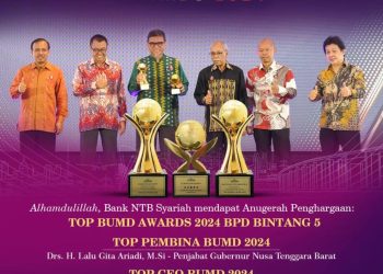 Bank NTB Syariah Raih Top BUMD Award 2024