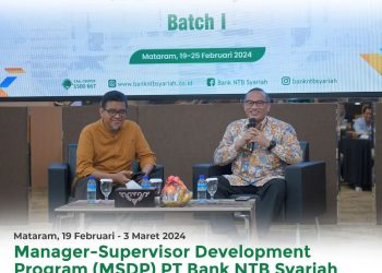 Manager – Supervisor Development (MSDP) PT Bank NTB Syariah 