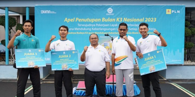 Menutup Bulan K3 di PLN, Kadisnakertrans NTB: Jadikan Momentum Bulan K3 Sebagai Implementasi Komitmen