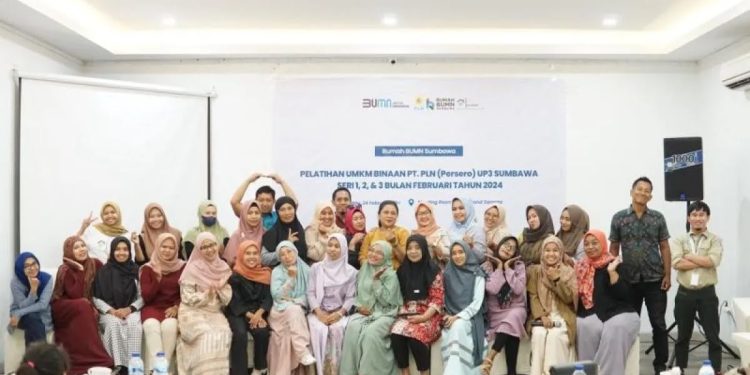 Melalui TJSL PLN, Rumah BUMN Sumbawa Tingkatkan Go Digital, Go Modern dan Go Online