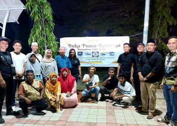 SMSI Kota Mataram Menggandeng Serikat Tani Nelayan NTB, APKLI Kota Mataram, Dan Beberapa Komunitas Gelar Buka Puasa Bersama