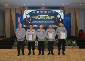 Kapolda NTB Buka Secara Resmi Rakernis Satker Bidang Polda NTB TA 2024