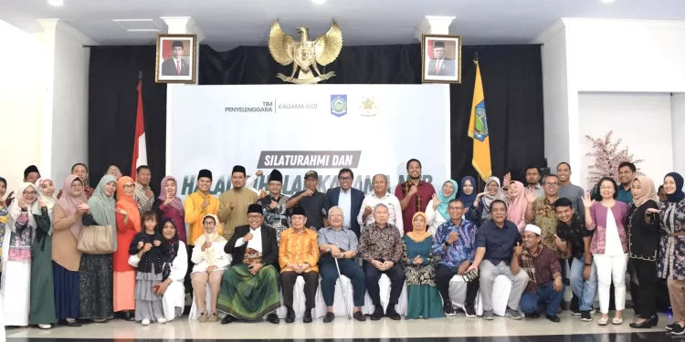 Hadiri Halalbihalal Kagama NTB, Miq Gite Berharap Terus Bersatu Membangun NTB