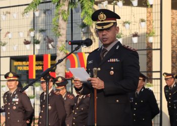 Kapolres Loteng Pimpin Upacara Peringatan Hari Lahir Pancasila