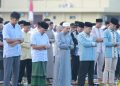 Kapolda dan Segenap PJU Polda NTB Mengikuti Shalat Idul Adha di Lapangan Bhara Daksa