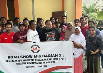 Roadshow Mi6 untuk Pilgub NTB 2024: Serap Aspirasi PKL di Bumi Pariri Lema Bariri