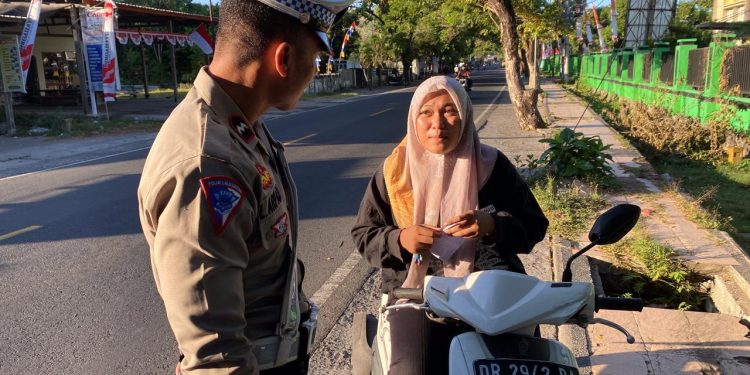 Satgas Preventif Ops Gatari Praja Lakukan Strong Point