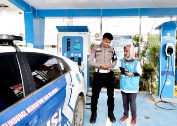 Selama Gelaran HUT RI di IKN, 18 SPKLU PLN Layani 340 Transaksi Pengisian Mobil Listrik