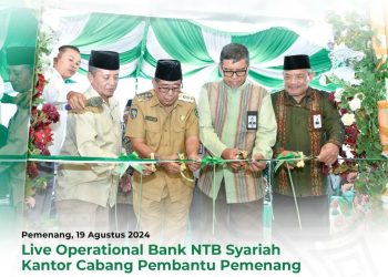 Bank NTB Syariah KCP KLU Resmi Beroperasi, Diharap Berikan Layanan Maksimal untuk Masyarakat