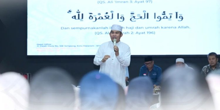 Bank NTB Syariah Melaksanakan Pembekalan Dan Manasik Umroh Bersama Pemenang Undian Pengguna Mobile Banking Dan Insan Amanah