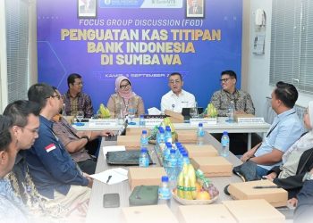 BankNTB Syariah Bekerjasama dengan Bank Indonesia Menggelar FGD Penguatan Kas Titipan di Sumbawa