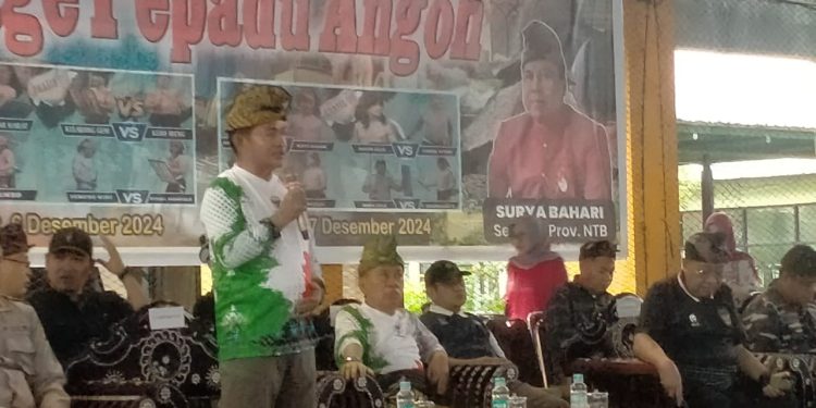 Buka Lomba Presean, Pj Gubernur NTB Serukan Sosialisasi Budaya Leluhur