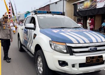 Polres Lombok Utara Amankan Kegiatan Keagamaan di Tanjung.