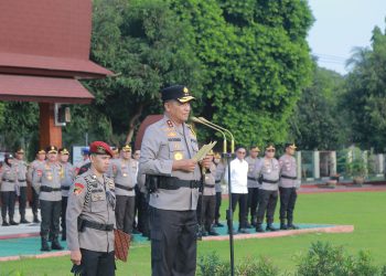 Kapolda NTB Sampaikan Pesan Perjuangan Saat Pimpin Upacara HKN Awal Tahun 2025