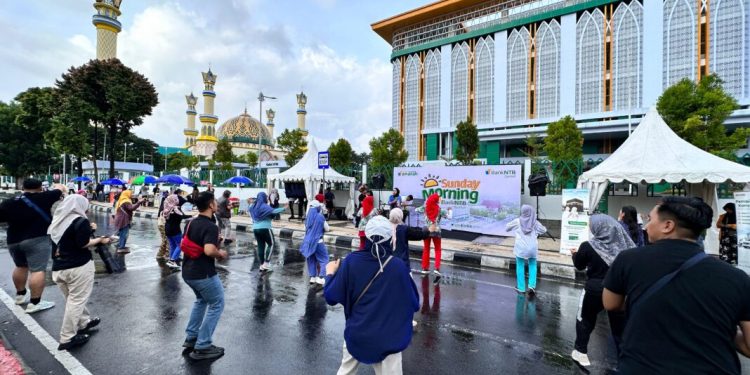 Sunday Morning, Bank NTB Syariah Ajak Masyarakat Hidup Sehat dan Bantu UMKM