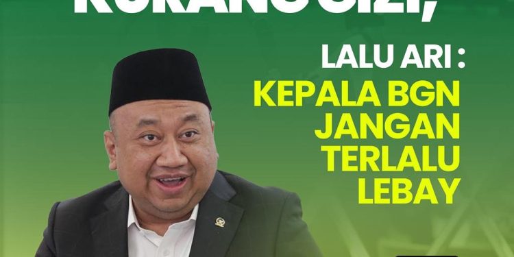 Sebut Timnas Kalah karena Kurang Gizi, Miq Ari : Kepala BGN jangan Lebay!