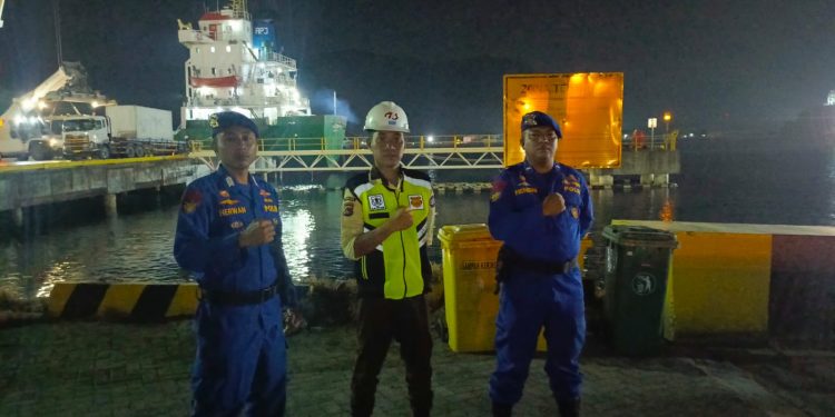 Ditpolairud Polda NTB Gelar Patroli Laut di Kawasan Pelabuhan PT. AMNT Sumbawa Barat
