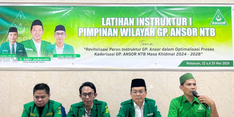 Tingkatkan Kapasitas Kader, GP Ansor NTB Harap Lahir Instruktur Unggul