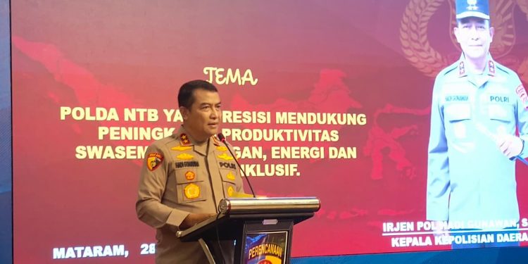 KEPOLISIAN Perkuat Tata Kelola Anggaran, Polda NTB Gelar Rakernis Rena di Hotel Aston Mataram