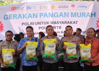 Harga Pangan Naik, Polda NTB dan BULOG Pastikan Stok Murah untuk Warga
