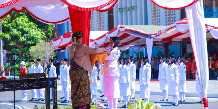 Peringatan Detik-Detik Proklamasi Kemerdekaan Republik Indonesia Tahun 2025 di NTB Berlangsung Khidmat