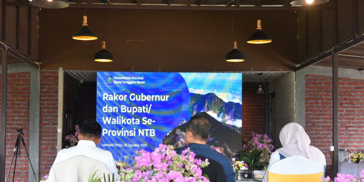 Rakor Bupati Walikota se NTB, Gubernur Miq Iqbal Minta Sinergi dan Kolaborasi Program Prioritas Nasional di NTB