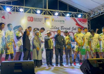 Bank NTB Syariah Juara Volly Bupati Lobar Cup 2025